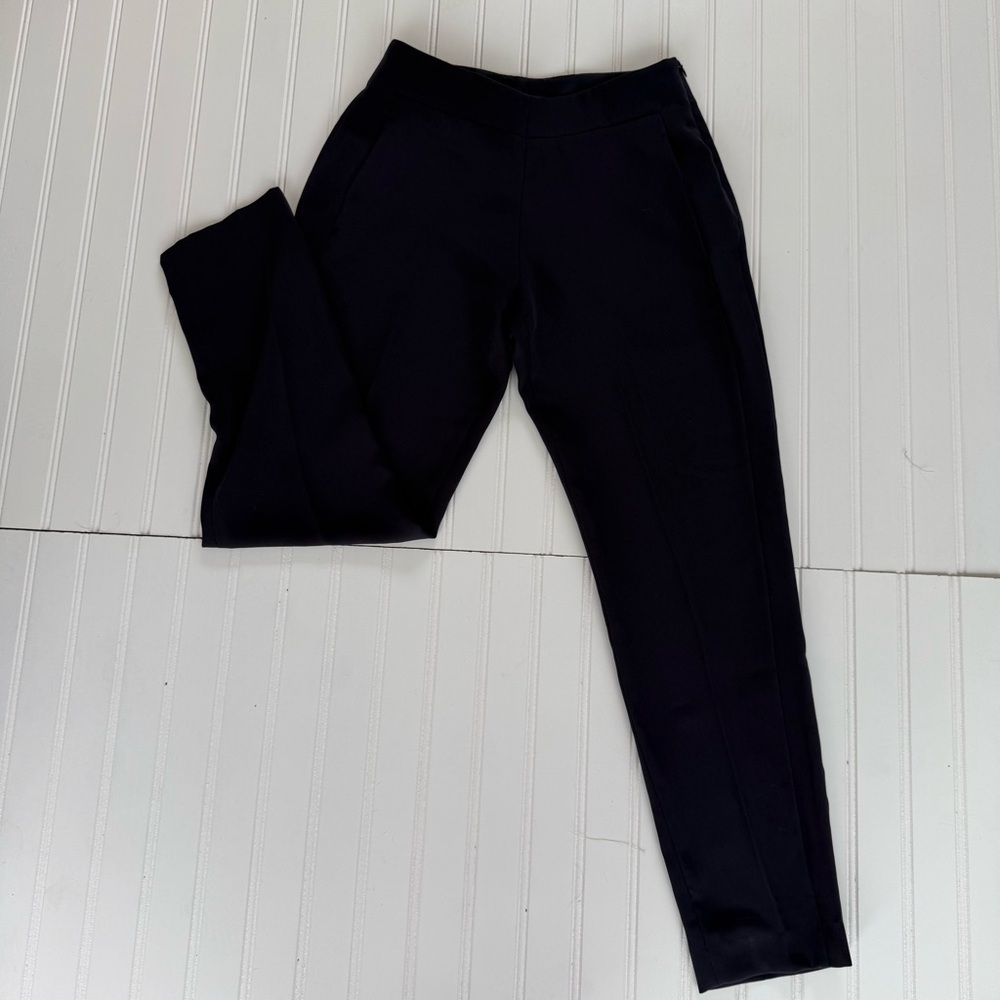 Theory Black Slim Fit Dress Pants